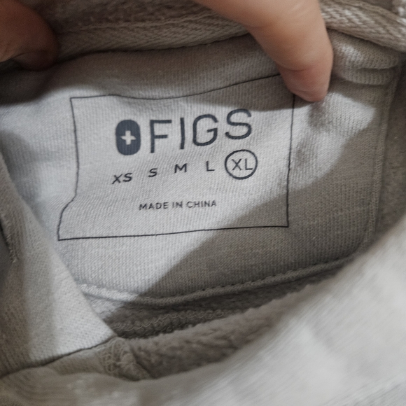 Figs Light Gray Hoodie - Picture 2 of 7